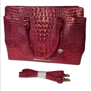 Brahmin Finley Carryall - Red Dragon Genuine Leather